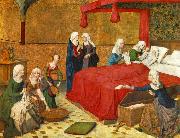 The Birth of Mary MASTER of the Life of the Virgin